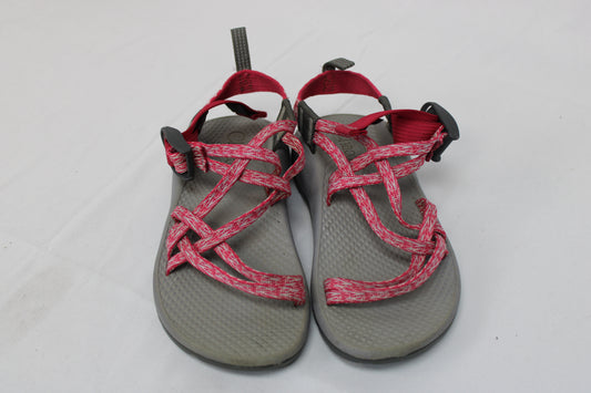 Chaco Sports Sandals, Pink/Gray, Youth 1