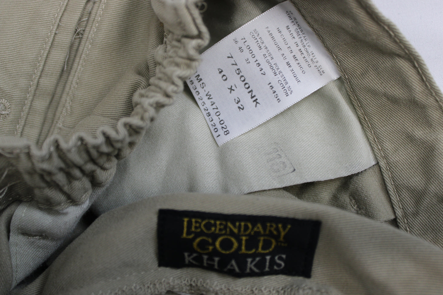 Legendary Gold Khakis, Mens 40/32