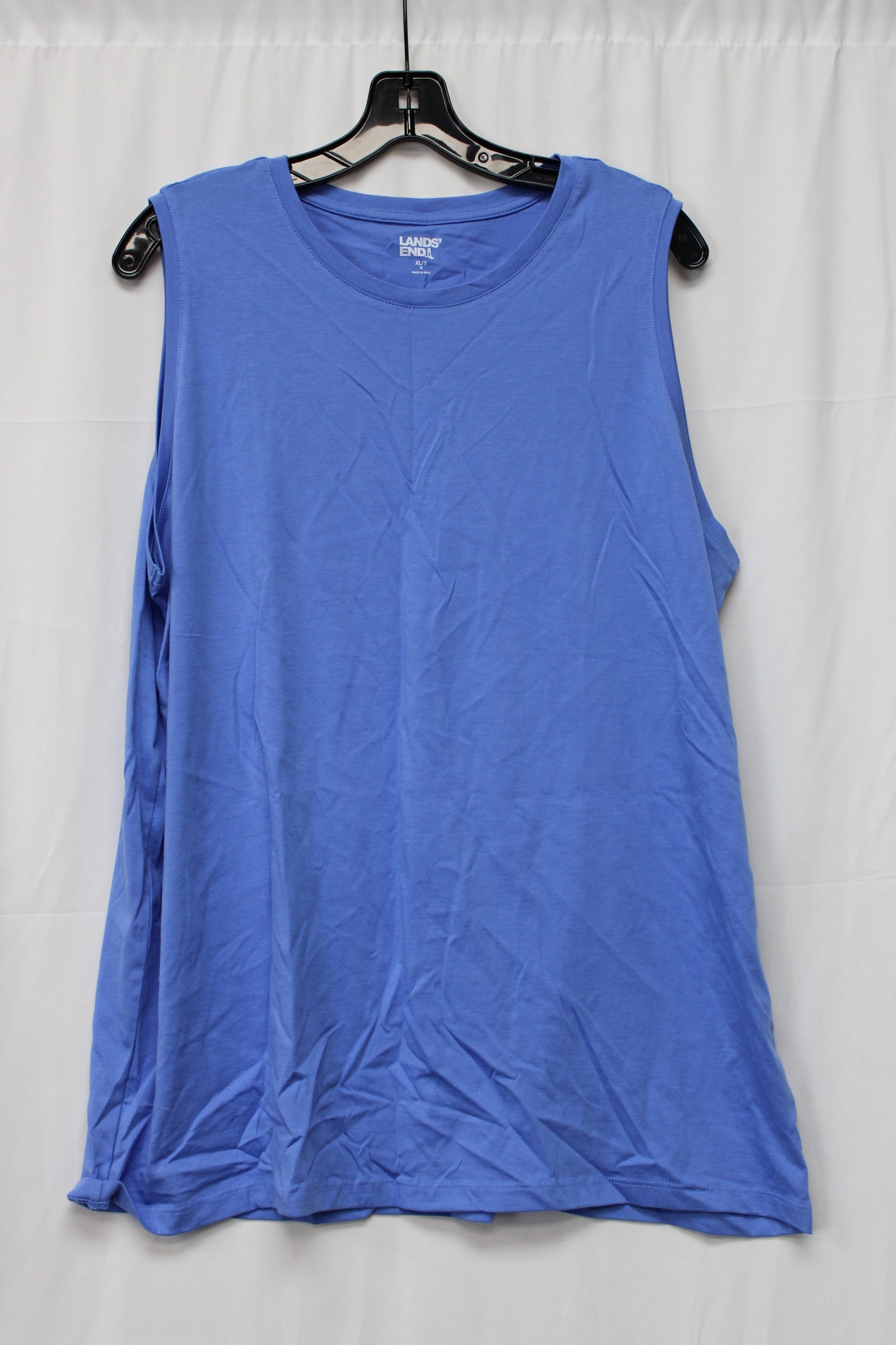 Land’s End Everyday Tank Top, Blue, Women’s XL