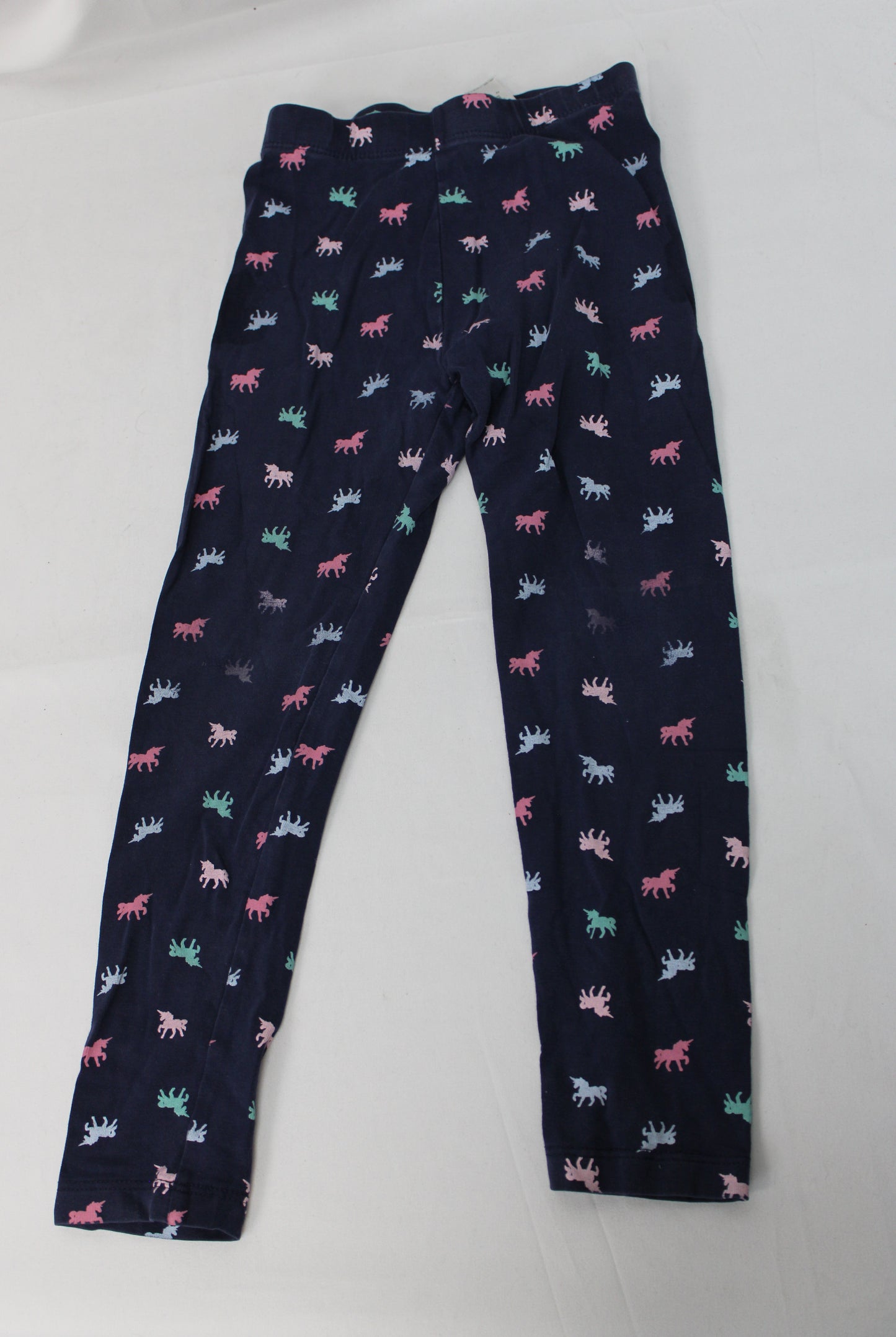 Joe Fresh Unicorn Print Leggings, Navy, 5T
