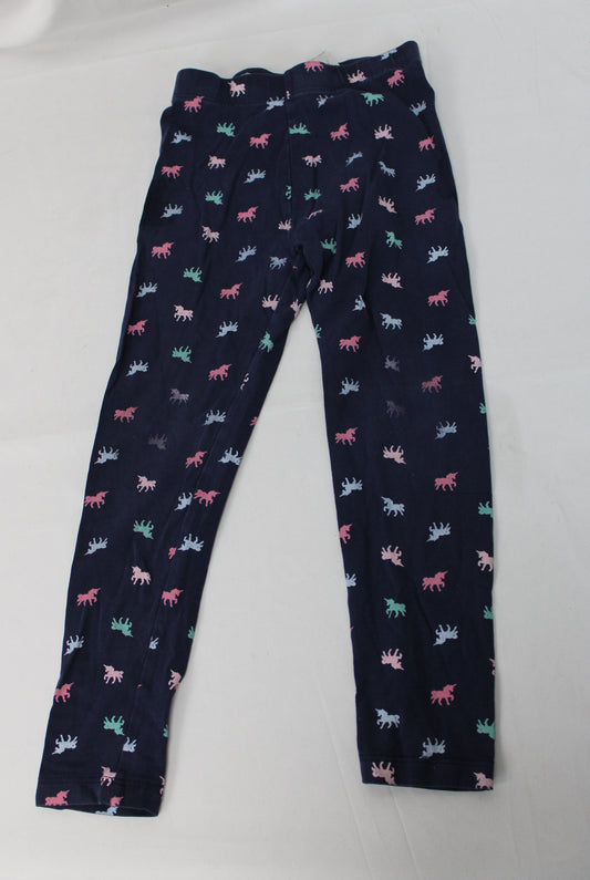 Joe Fresh Unicorn Print Leggings, Navy, 5T