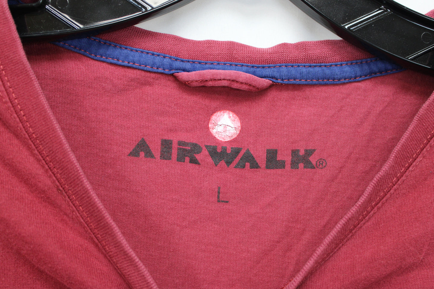 Airwalk Short Sleeve Skateboard T-Shirt, Red, Men’s L