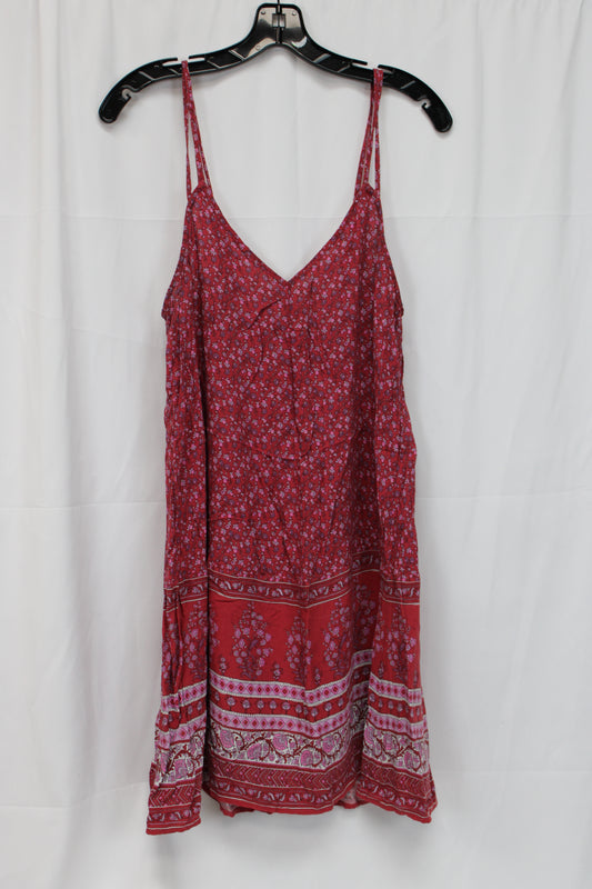 American Eagle Outfitters Floral Print Dress, Red, Women’s M