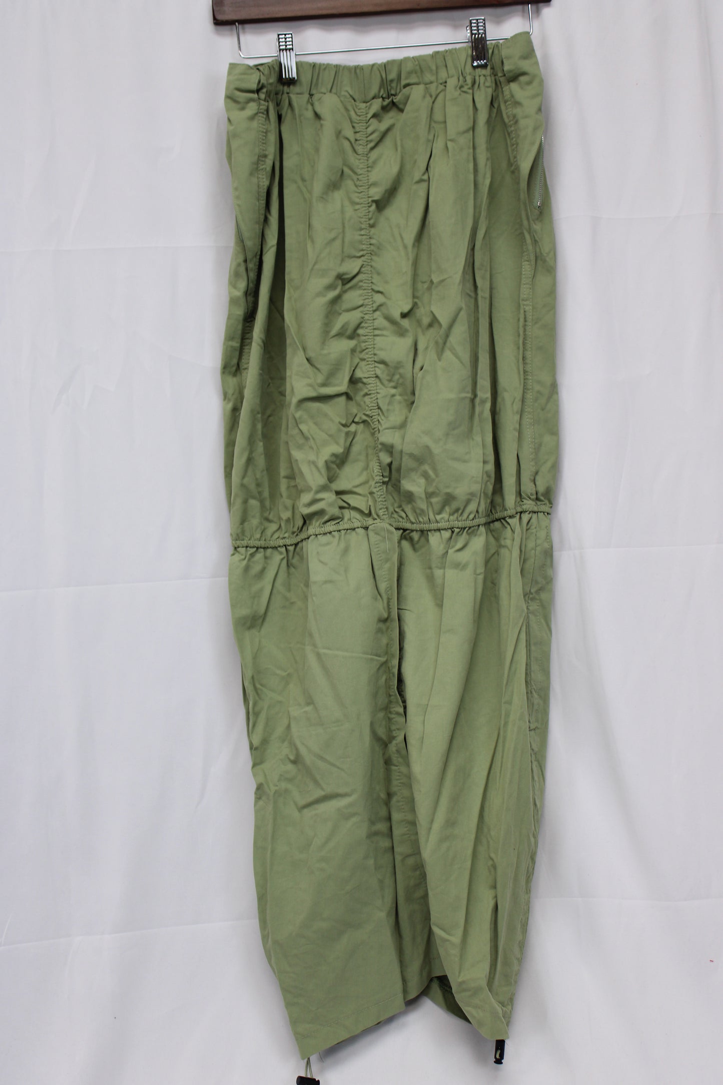 Women’s Long Cargo Skirt, Green, L