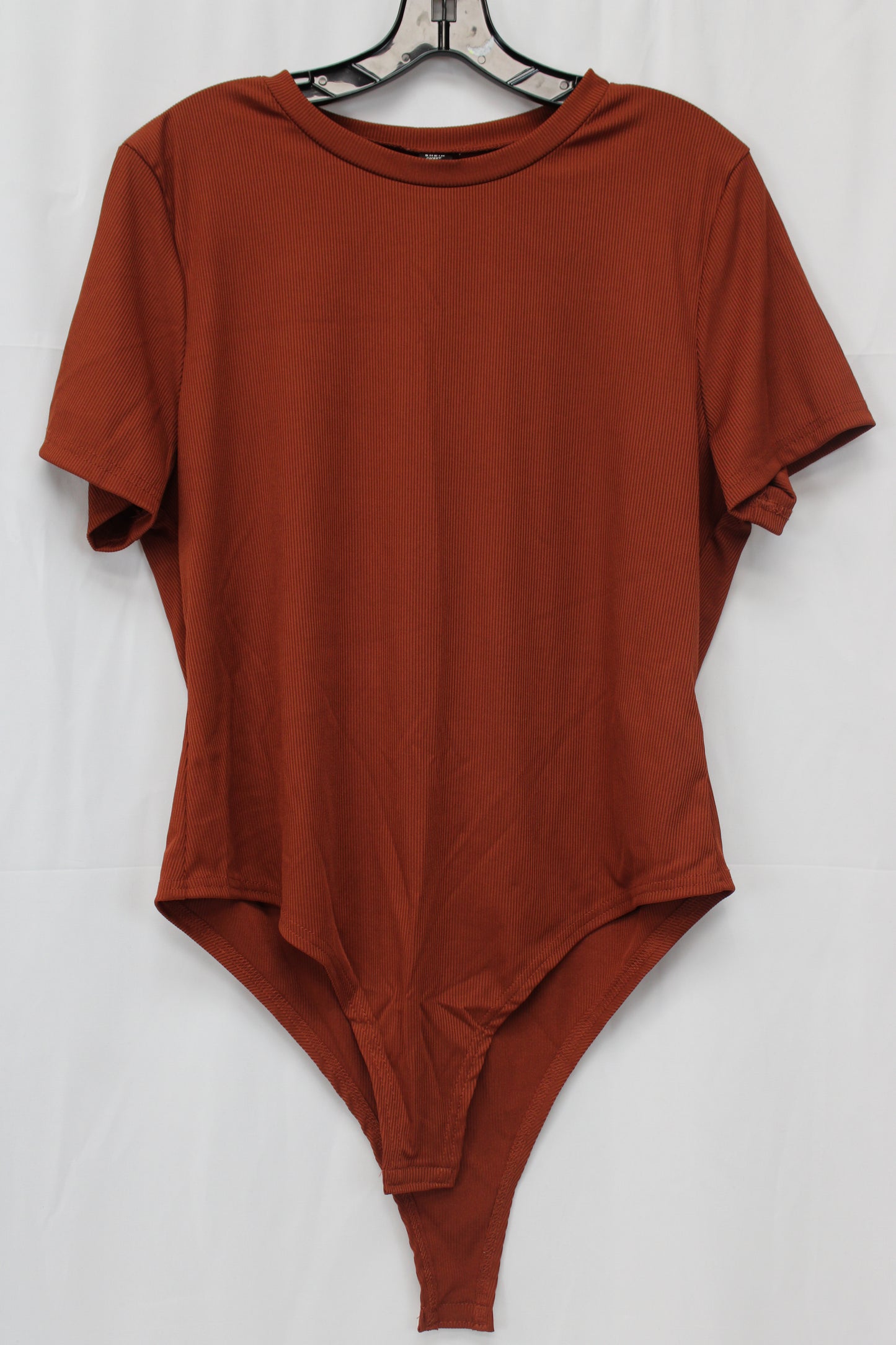 SHIEN Curve Short Sleeve Body Suit, Orange, Women’s XXL