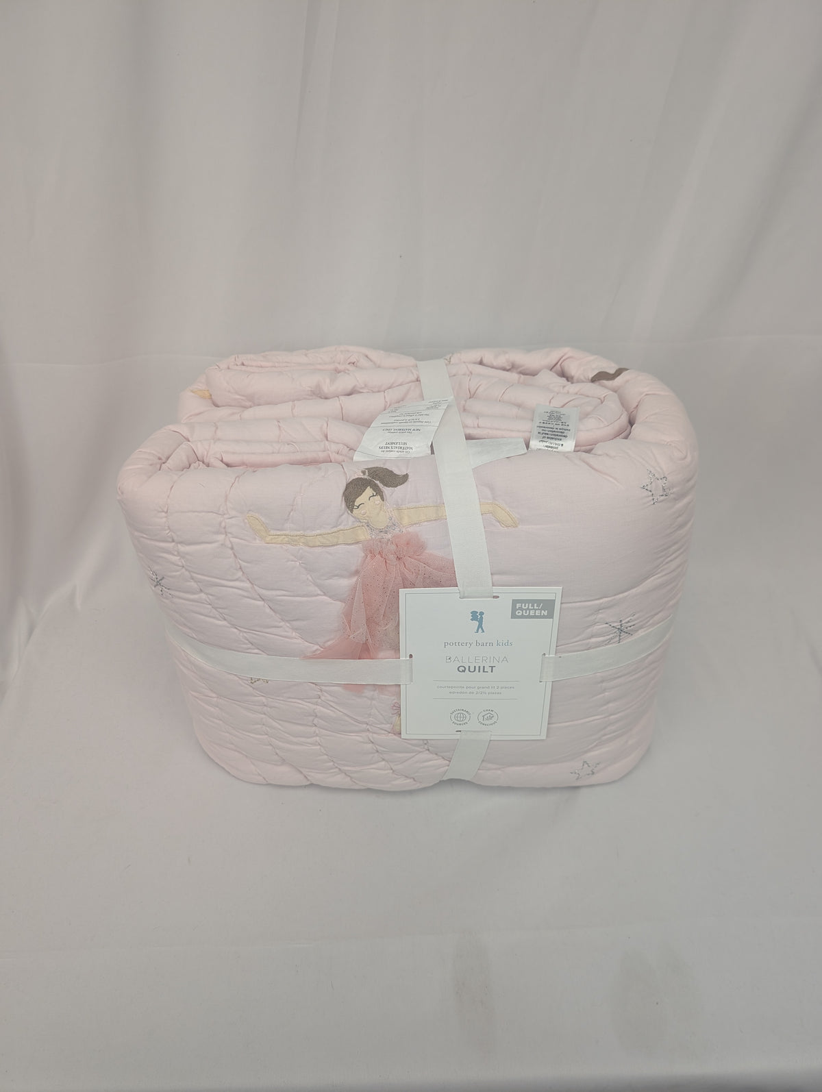 Pottery Barn full/queen ballerina quilt, NWT