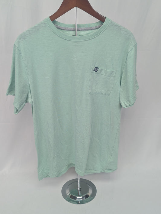 Chaps Ralph Lauren classic short sleeve cotton t-shirt, sea green, Men's M