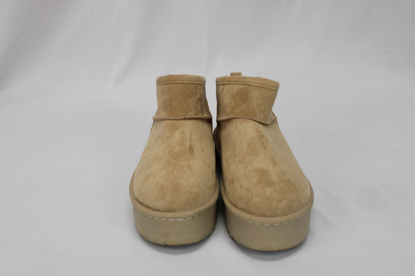 SO Micro Platform Boots, Beige, Women’s 7.5