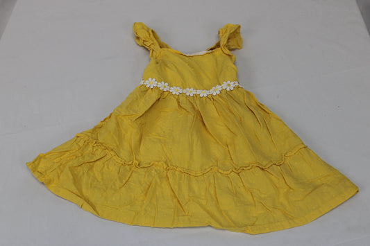 Penelope Mack Dress, Yellow, Girls 3T