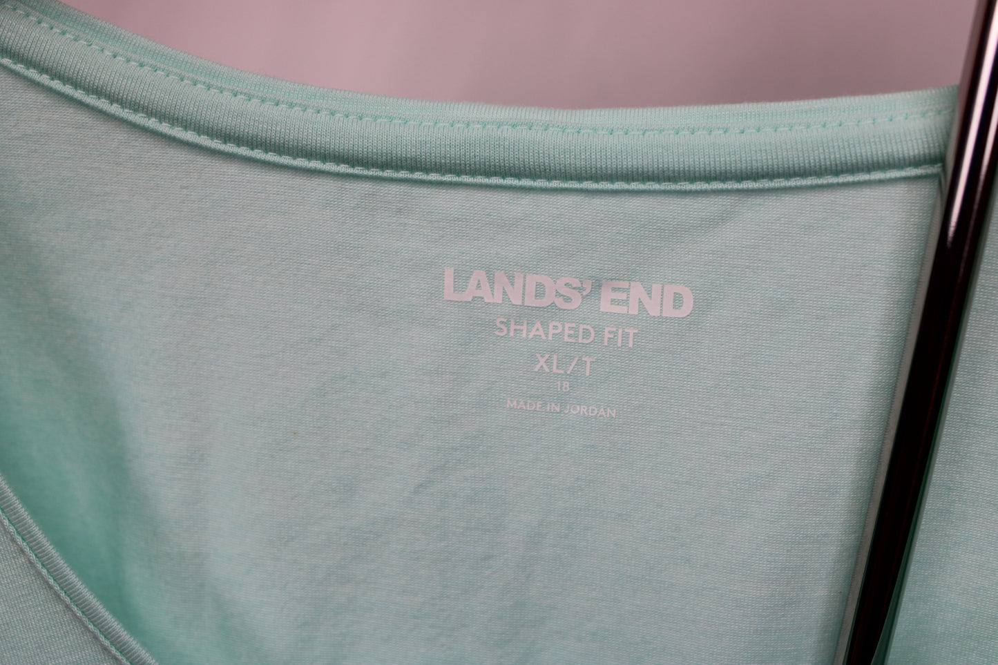 Land’s End Shaped Fit T-Shirt, Blue, Women’s XL