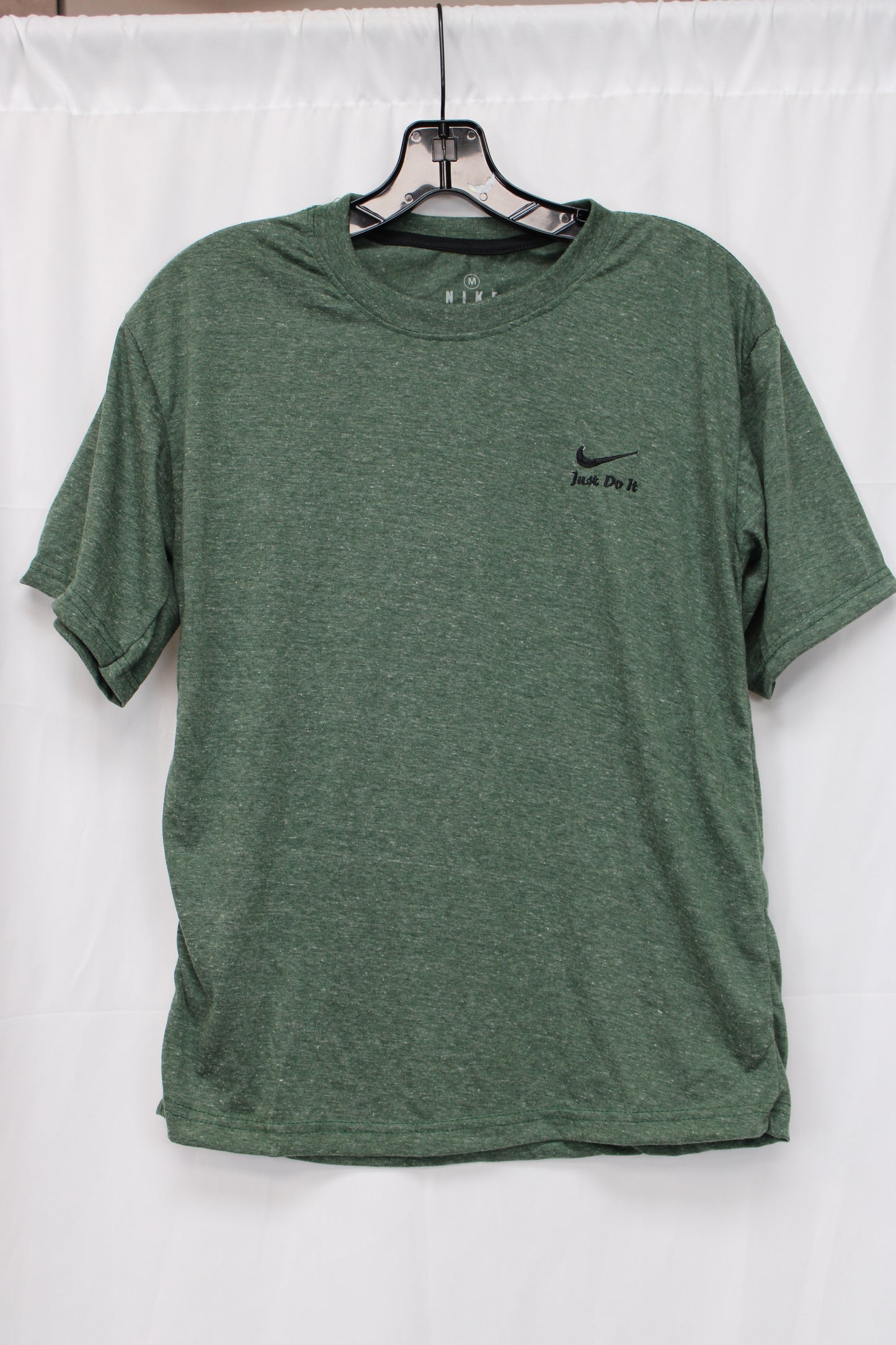 Nike Short Sleeve Shirt, Green, Men’s M
