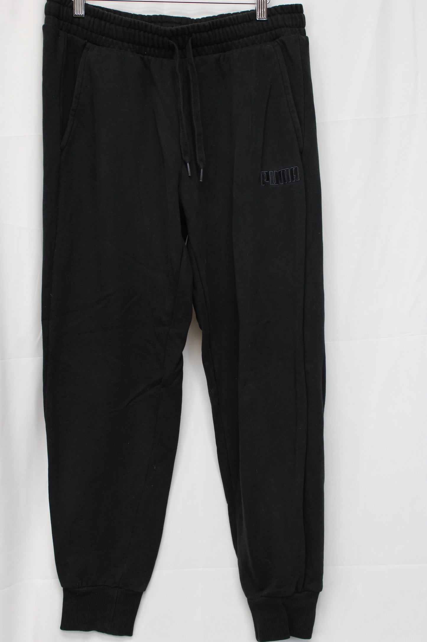 Puma Drawstring Sweatpants, Black, Men’s L