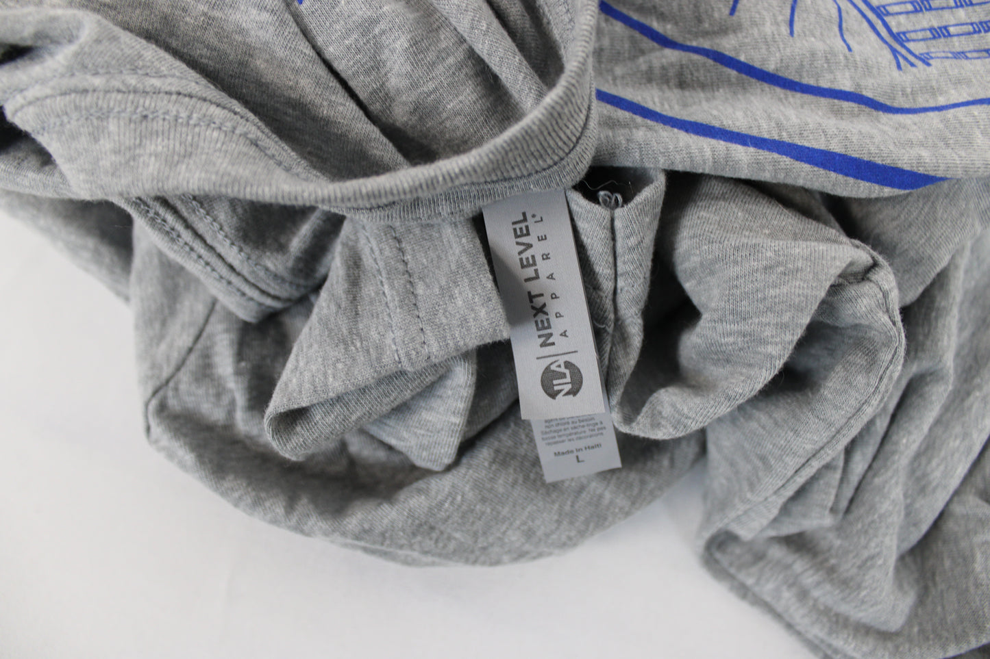Next Level Apparel Kiewit Hall Creighton University T-Shirt, Gray, Men’s L