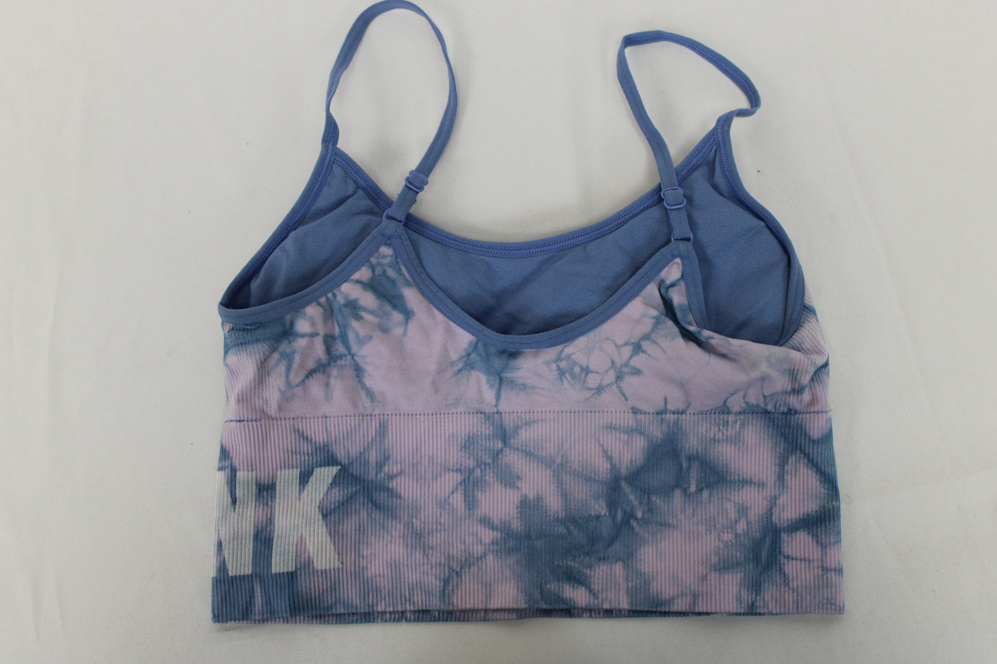 PINK Active Tie Dye Sports Bra, Purple, Women’s XS