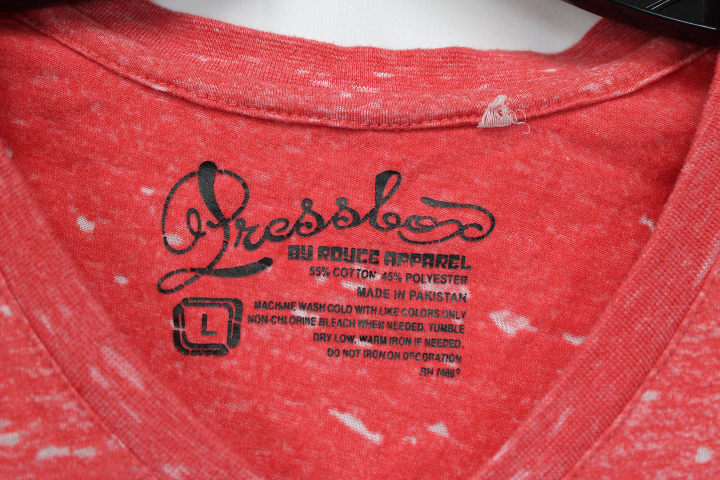 Press logo Nebraska Huskers Short Sleeve T-Shirt, Red, Women’s L