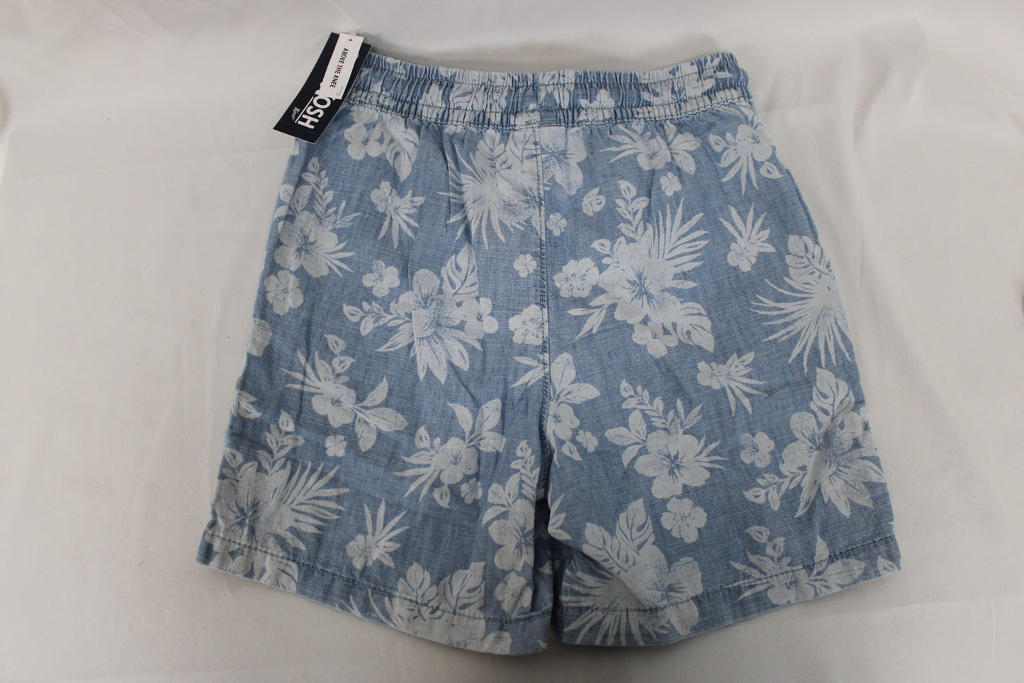 OshKosh Tropical Above the Knee Shorts, Blue, Youth 10