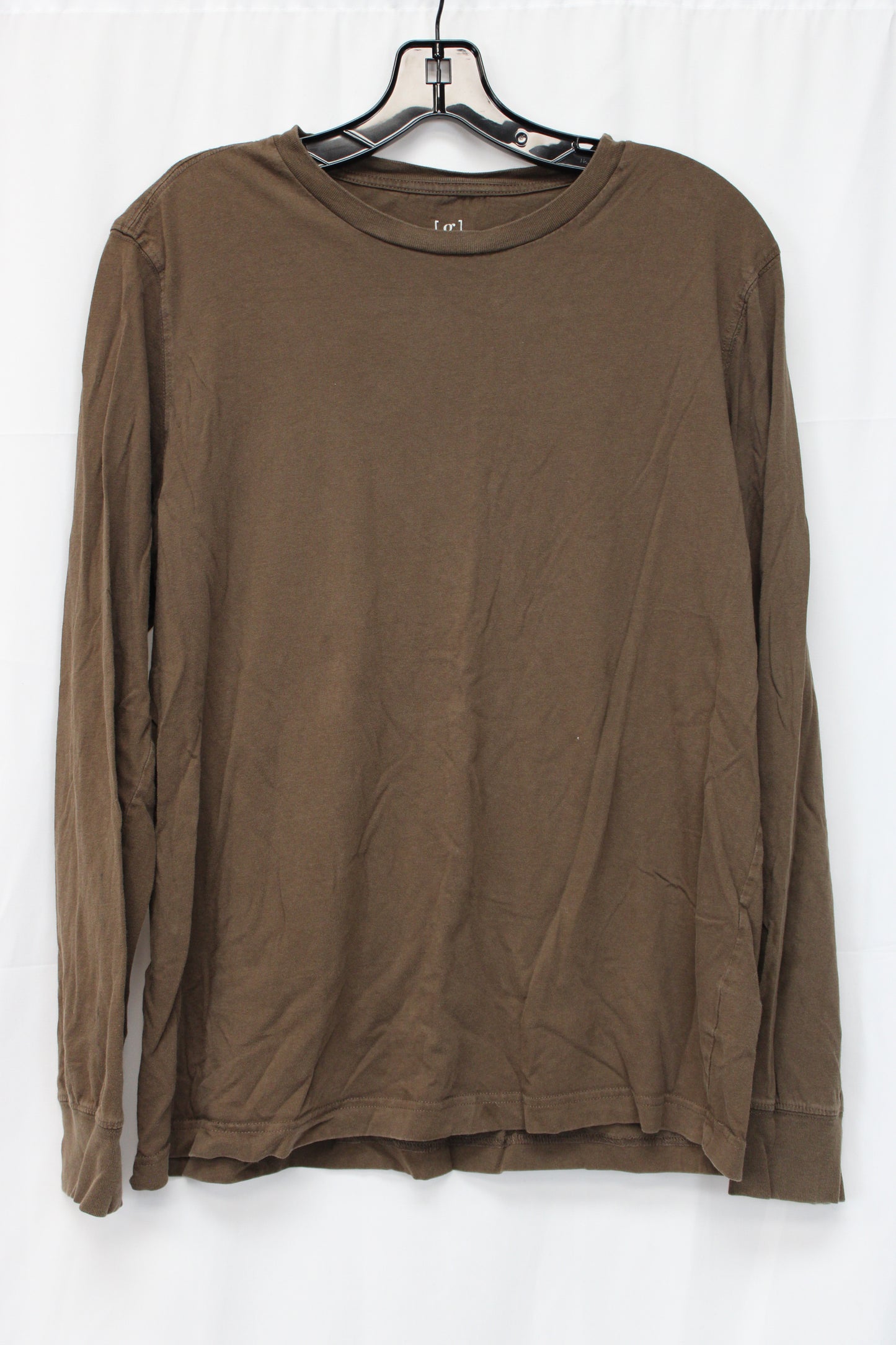 George Long Sleeve T-Shirt, Brown, Men’s M