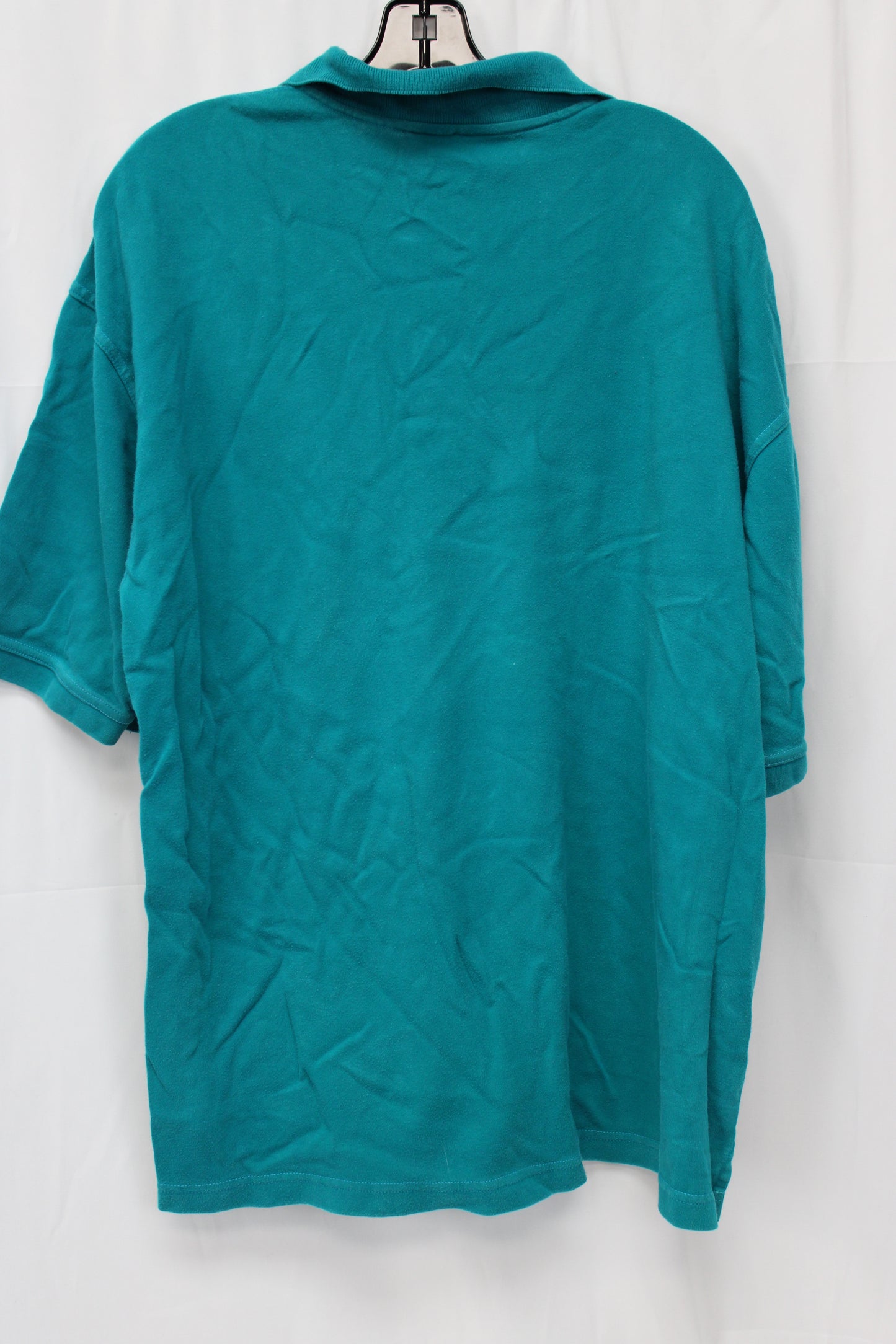 Kenneth Steven’s Short Sleeve Polo Shirt, Teal, Men’s XL