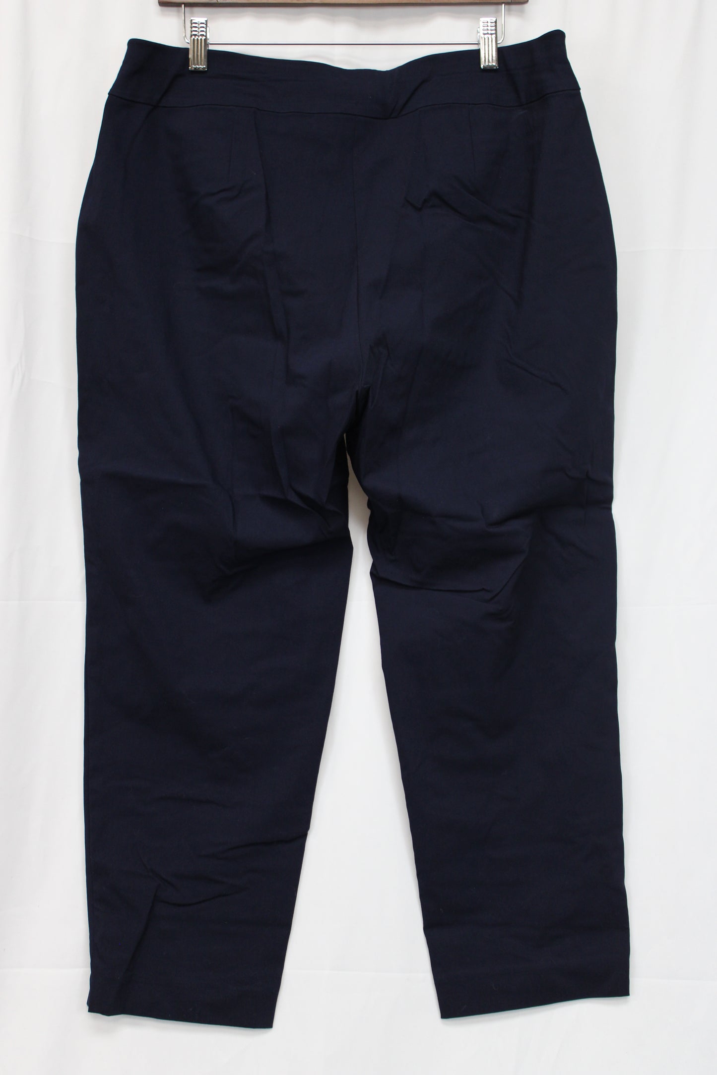 Talbots Plus Capri Pants, Navy, Women’s 14