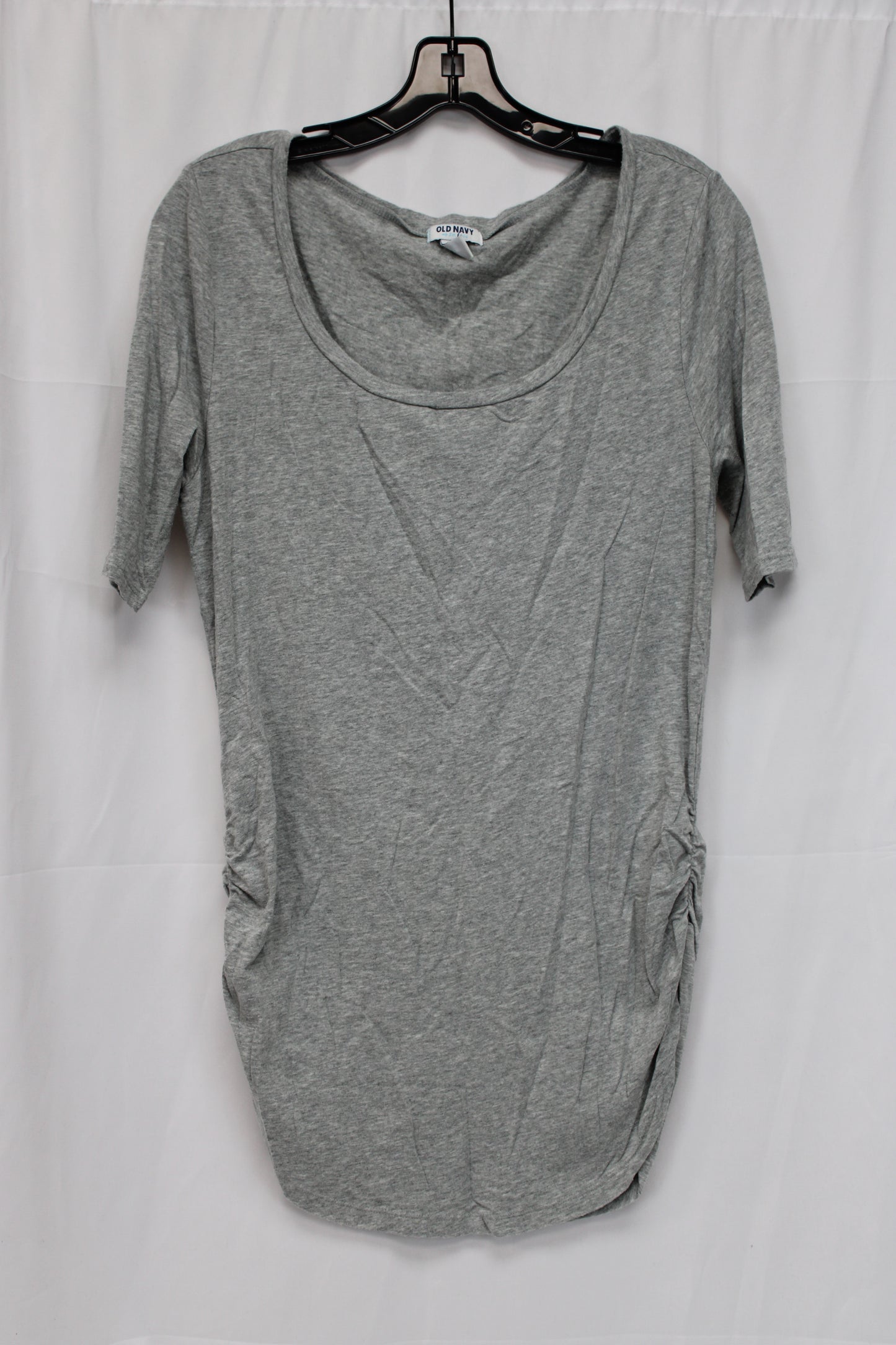 Old Navy Synched Short Sleeve Shirt, Gray, Women’s L