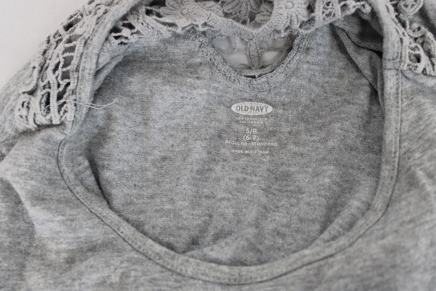 Old Navy Blouse, Gray, Girls S