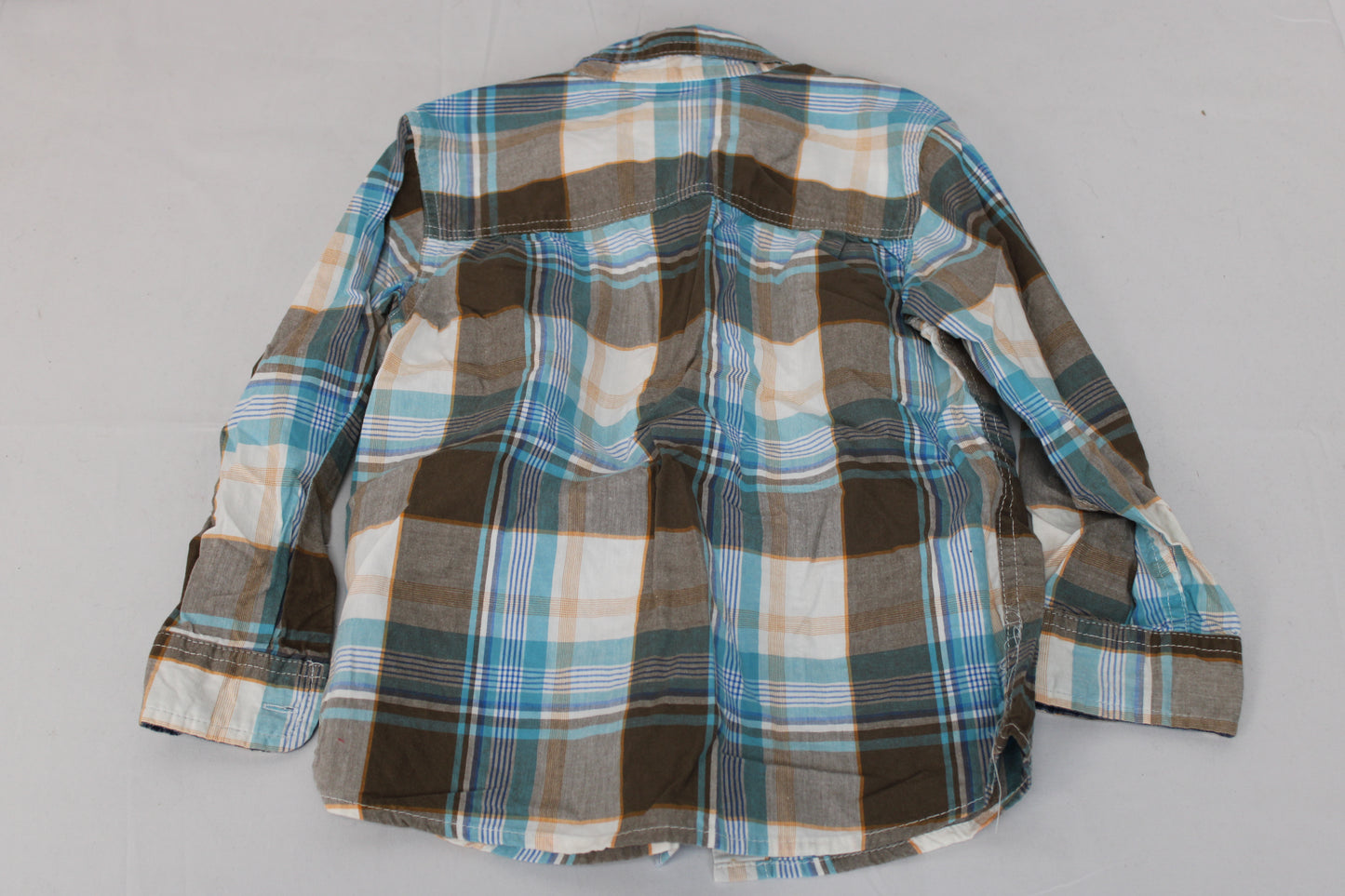 OshKosh Long Sleeve Flannel, Blue, Boys 6