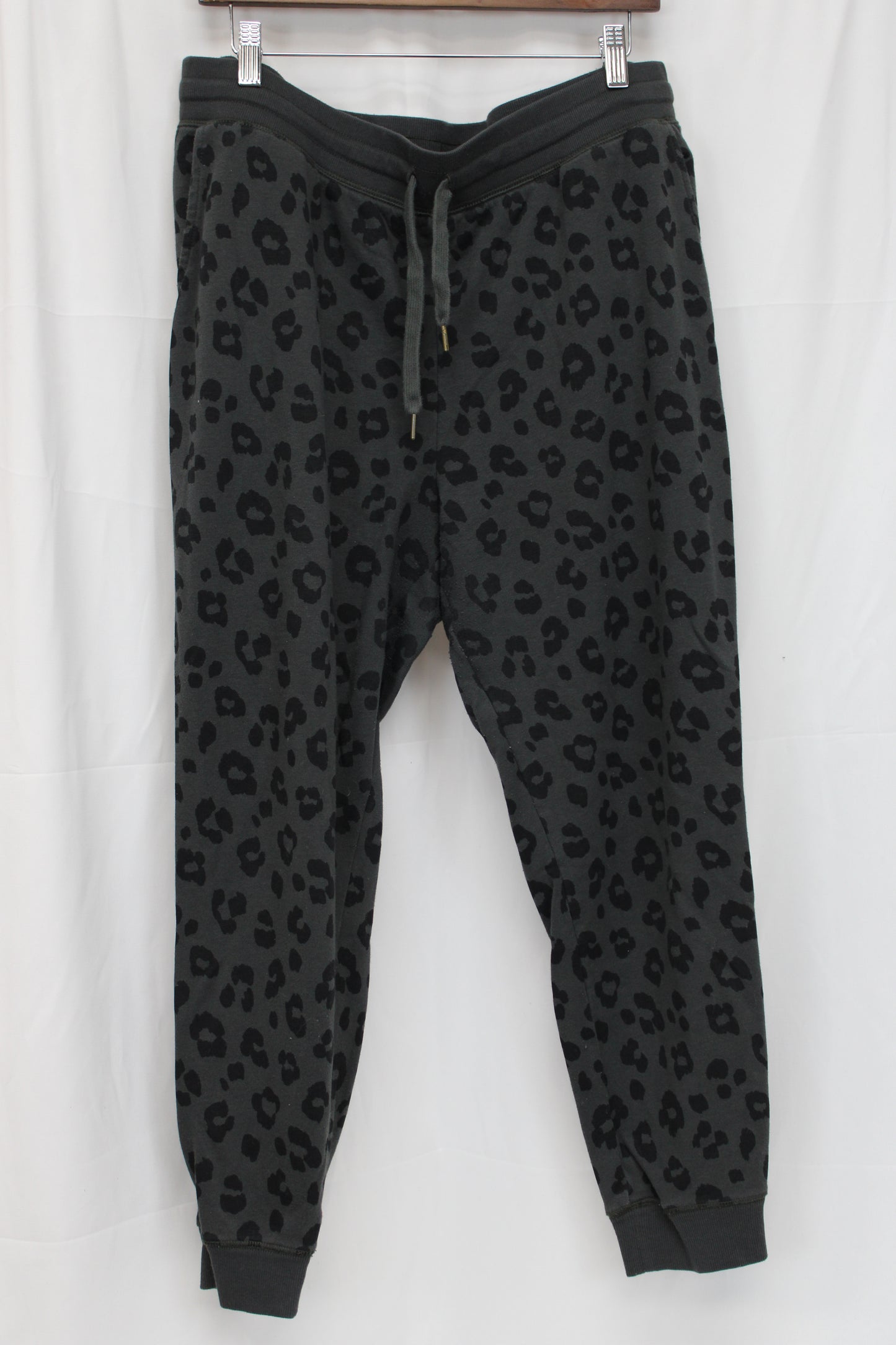 Old Navy Cheetah Print Sweatpants, Gray, Women’s XL