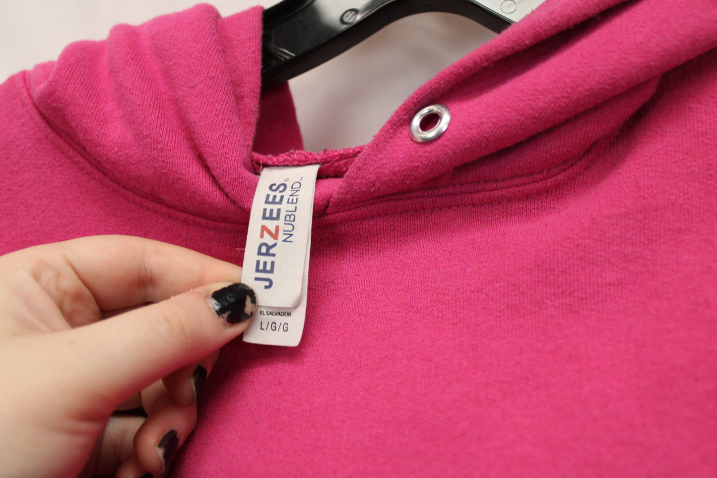 Jerzees Nublend Hoodie, Pink, Women’s L