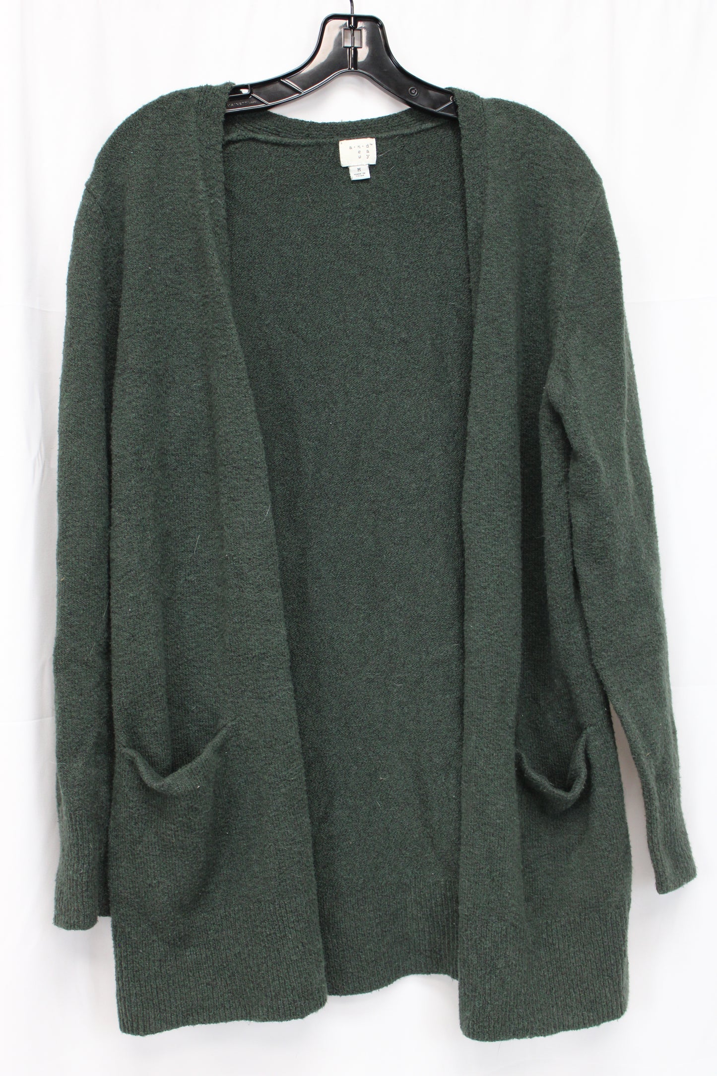 A New Day Long Sleeve Cardigan, Green, Women’s M