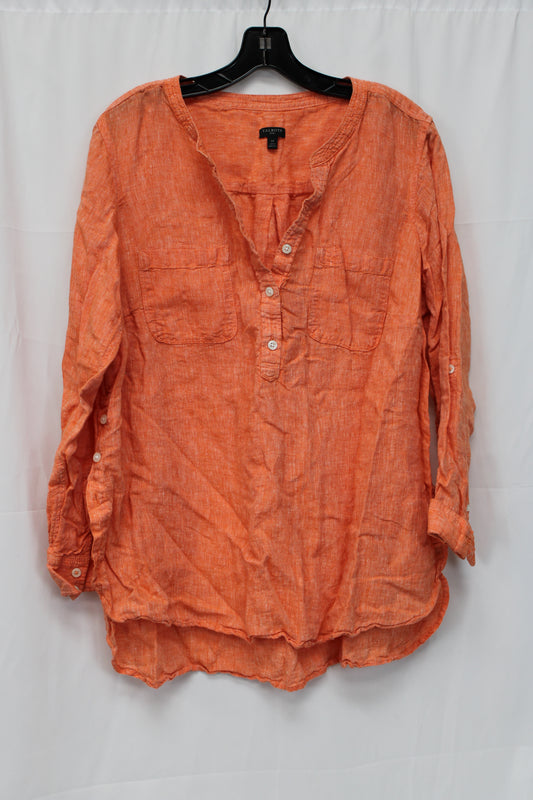 Tailbots Long Sleeve Blouse, Orange, Women’s XL