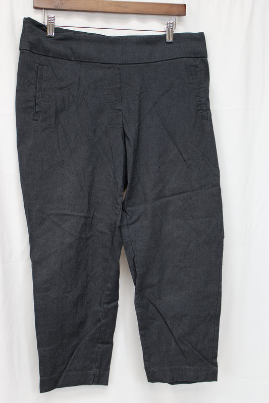 Apt. 9 Brynn Capri Pants, Gray, Women’s 16