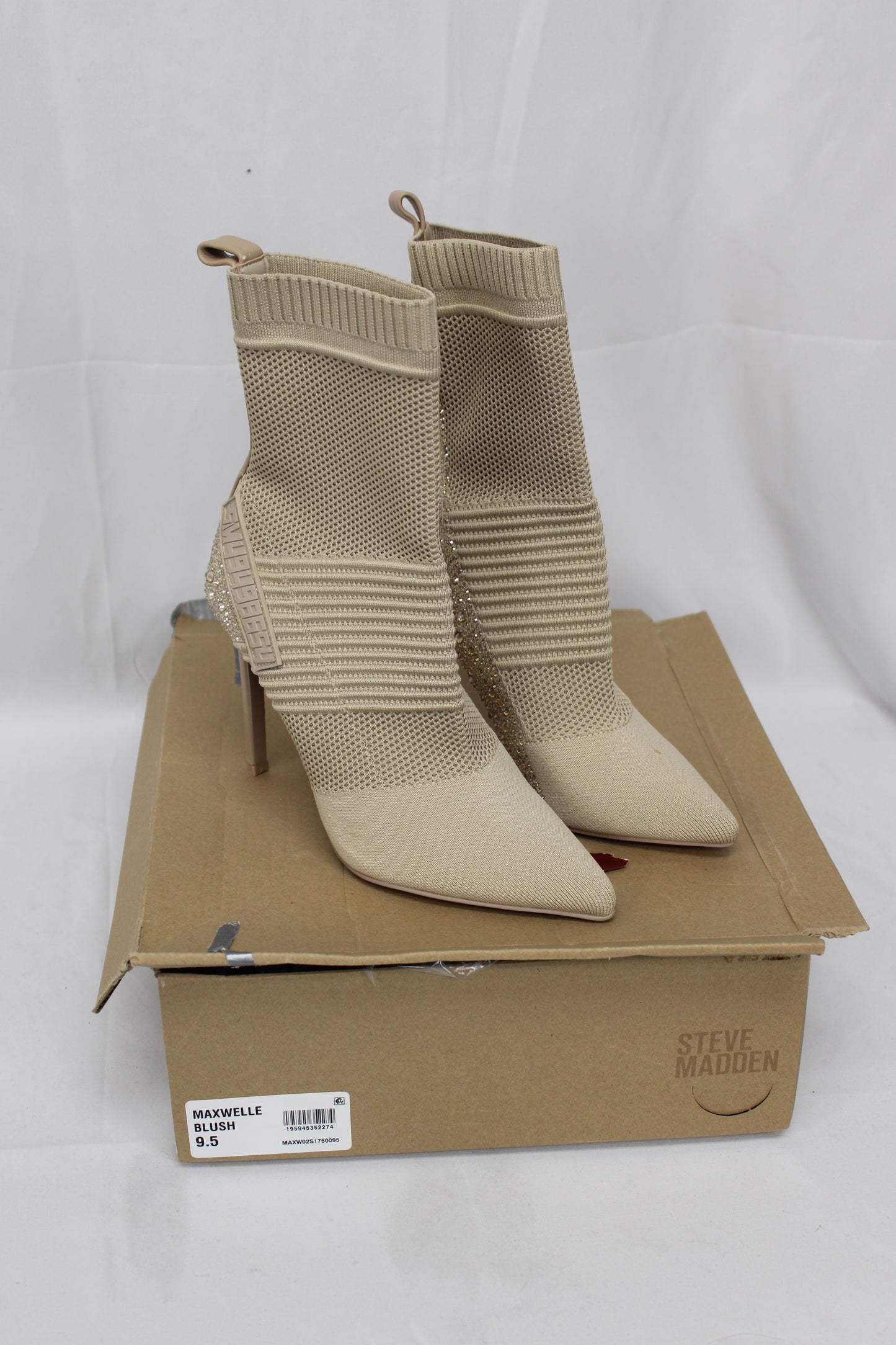 Steve Madden Maxwell Heeled Boots, Beige, Women’s 9.5