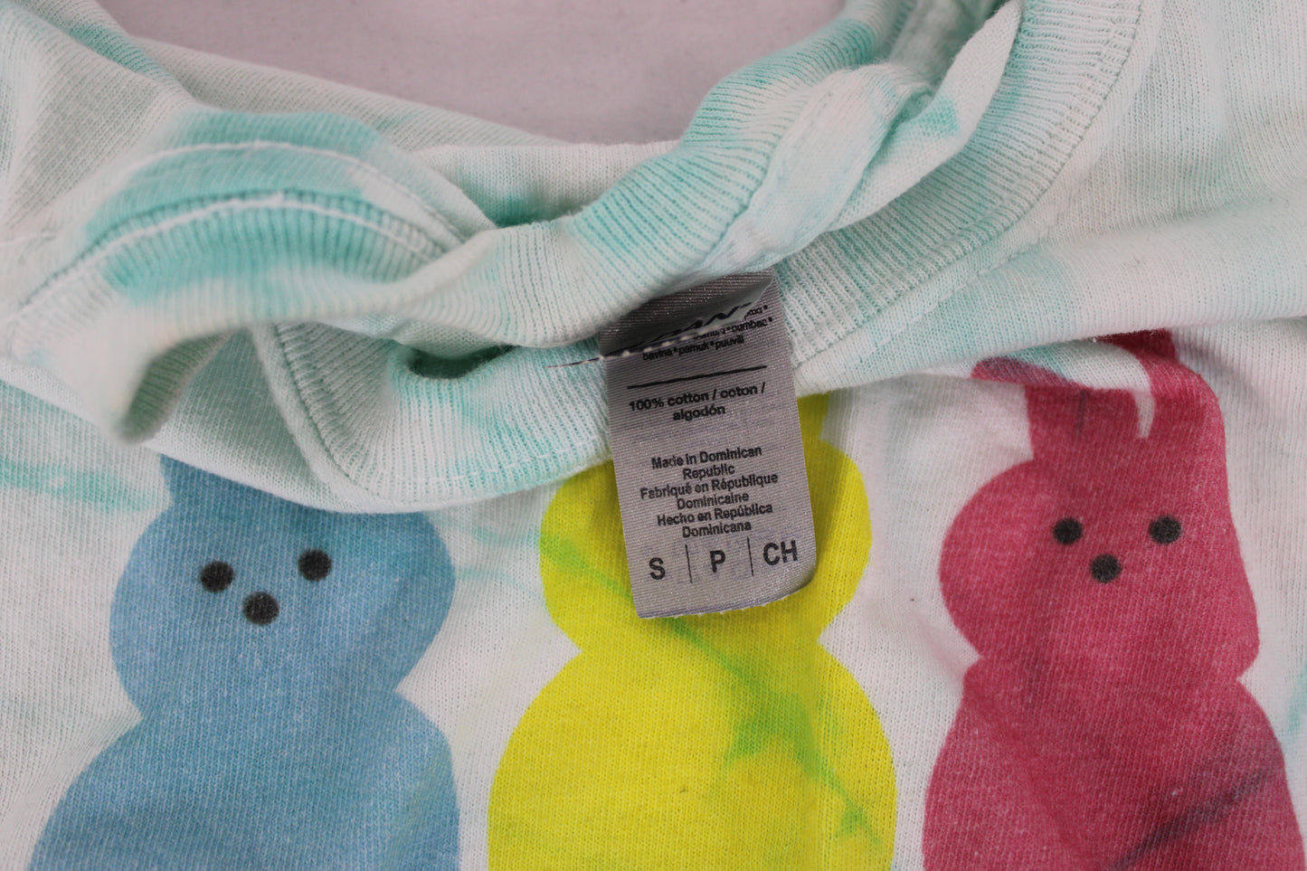 Gildan Tie Dye Peeps T-Shirt, Blue, Women’s S