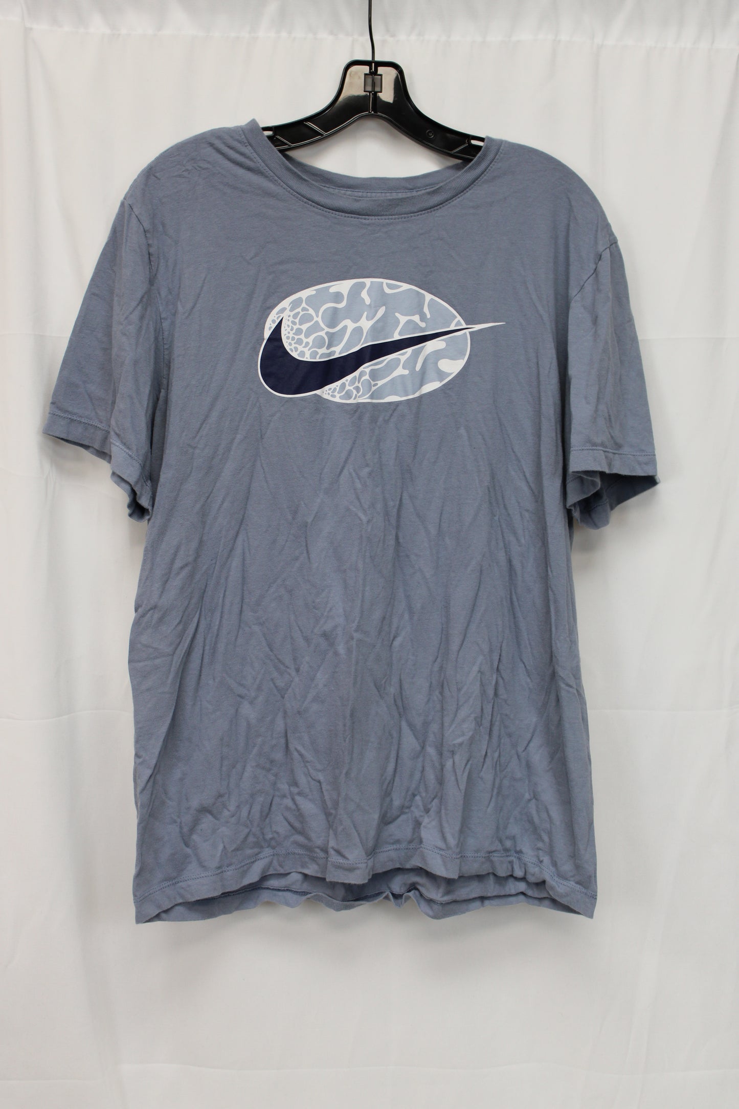 Nike Short Sleeve Graphic T-Shirt, Blue, Men’s L