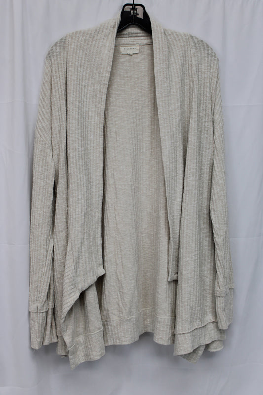 Melloday Long Sleeve Cardigan, Cream, Women’s L
