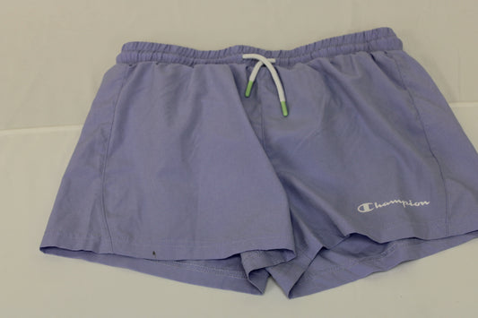 Champion Drawstring Athletic Shorts, Purple, Girls L
