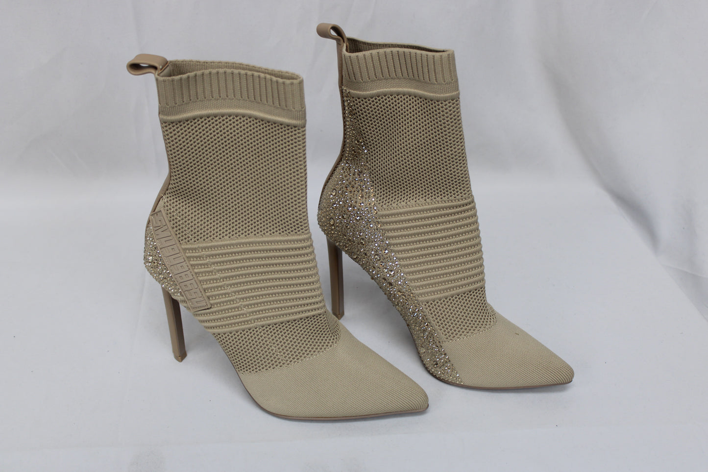 Steve Madden Maxwell Heeled Boots, Beige, Women’s 9.5