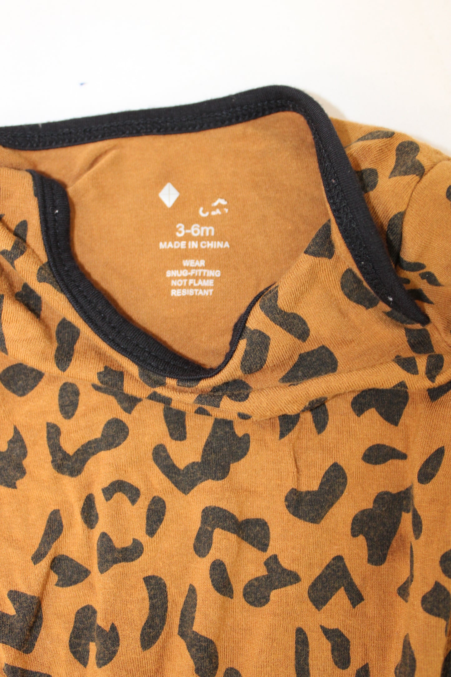 Infants Leopard Print Onesie, 3-6m