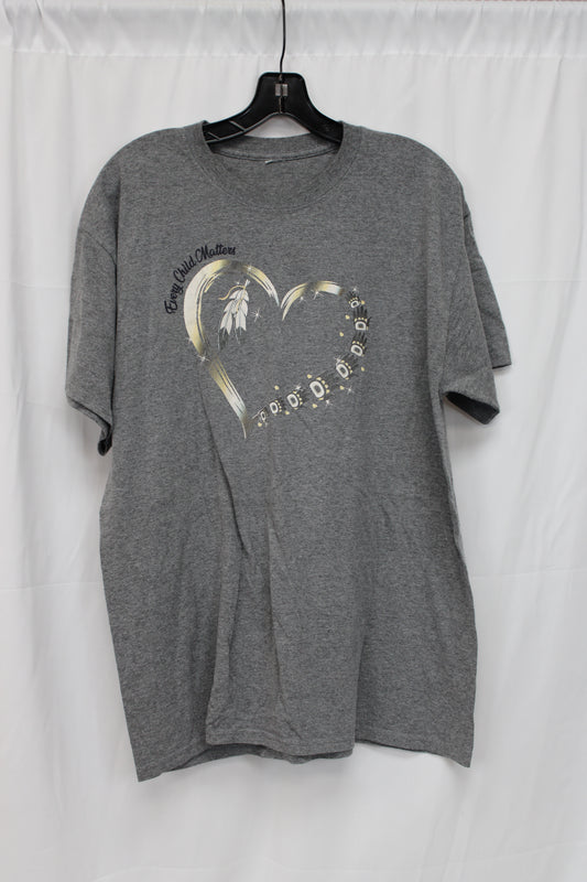 Women’s Short Sleeve Every Child Matters, Gray, XL