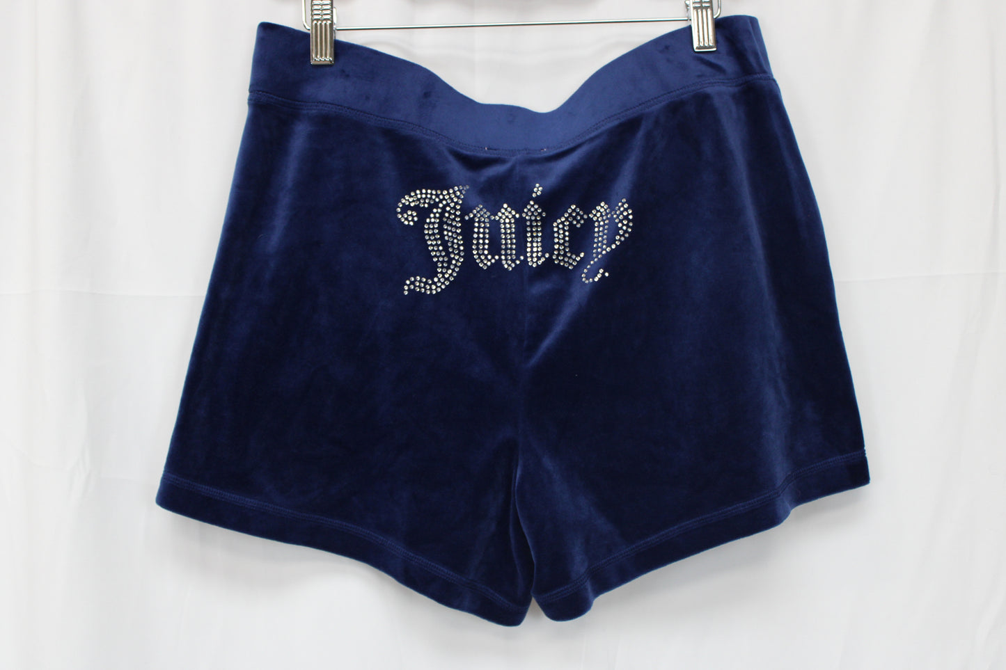 Juicy Couture Velvet Shorts, Blue, Women’s L