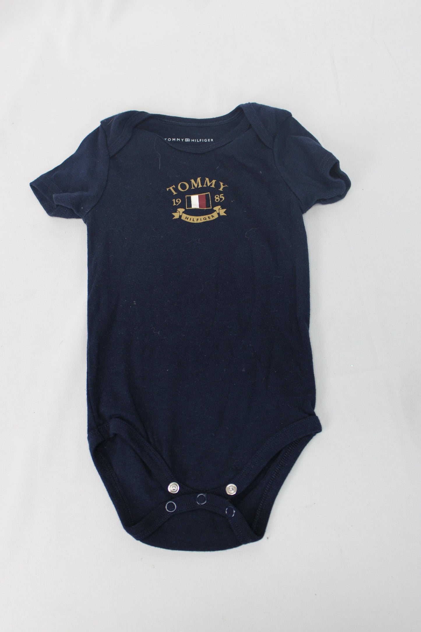 Tommy Hilfiger Onesie, Navy, Infants 12M