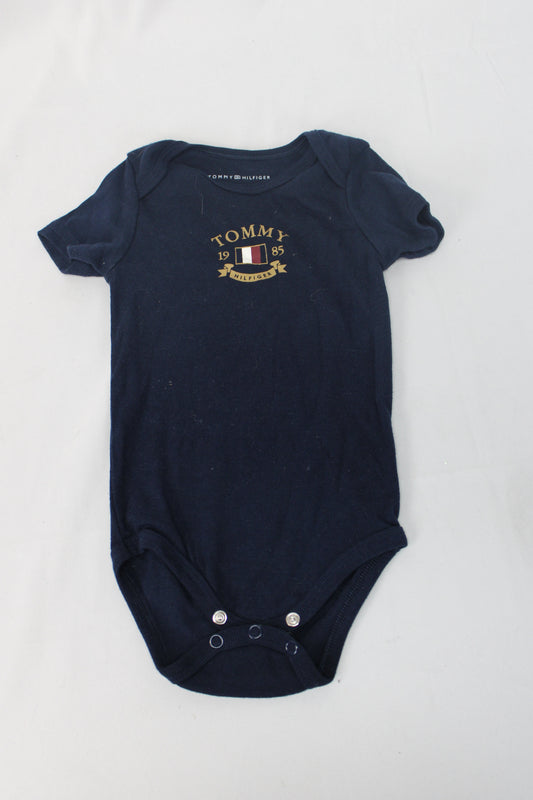 Tommy Hilfiger Onesie, Navy, Infants 12M
