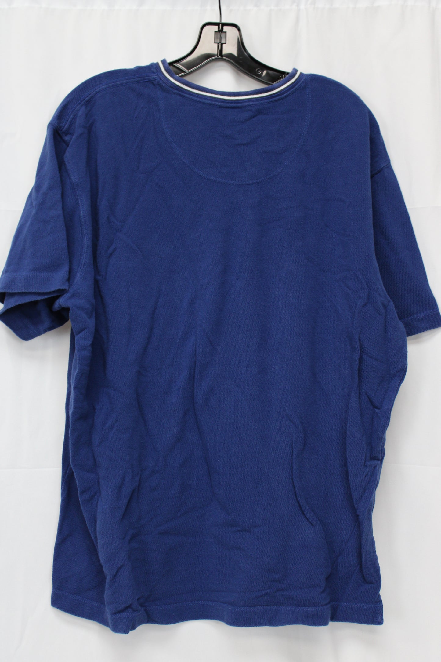 Old Navy V-Neck Short Sleeve Shirt, Blue, Men’s XL