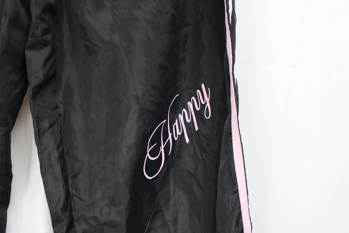 SHIEN Bow Sweatpants, Black/PINK, Women’s XL