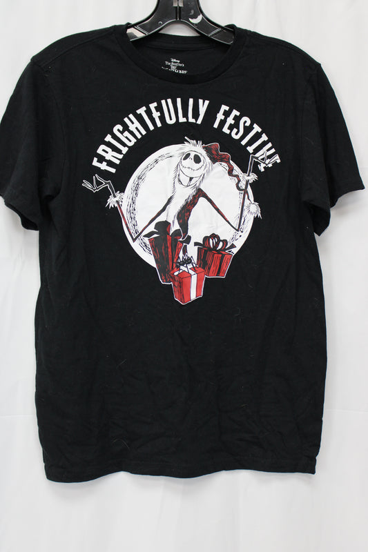 Disney The Nightmare Before Christmas T-Shirt, Black, Men’s XL