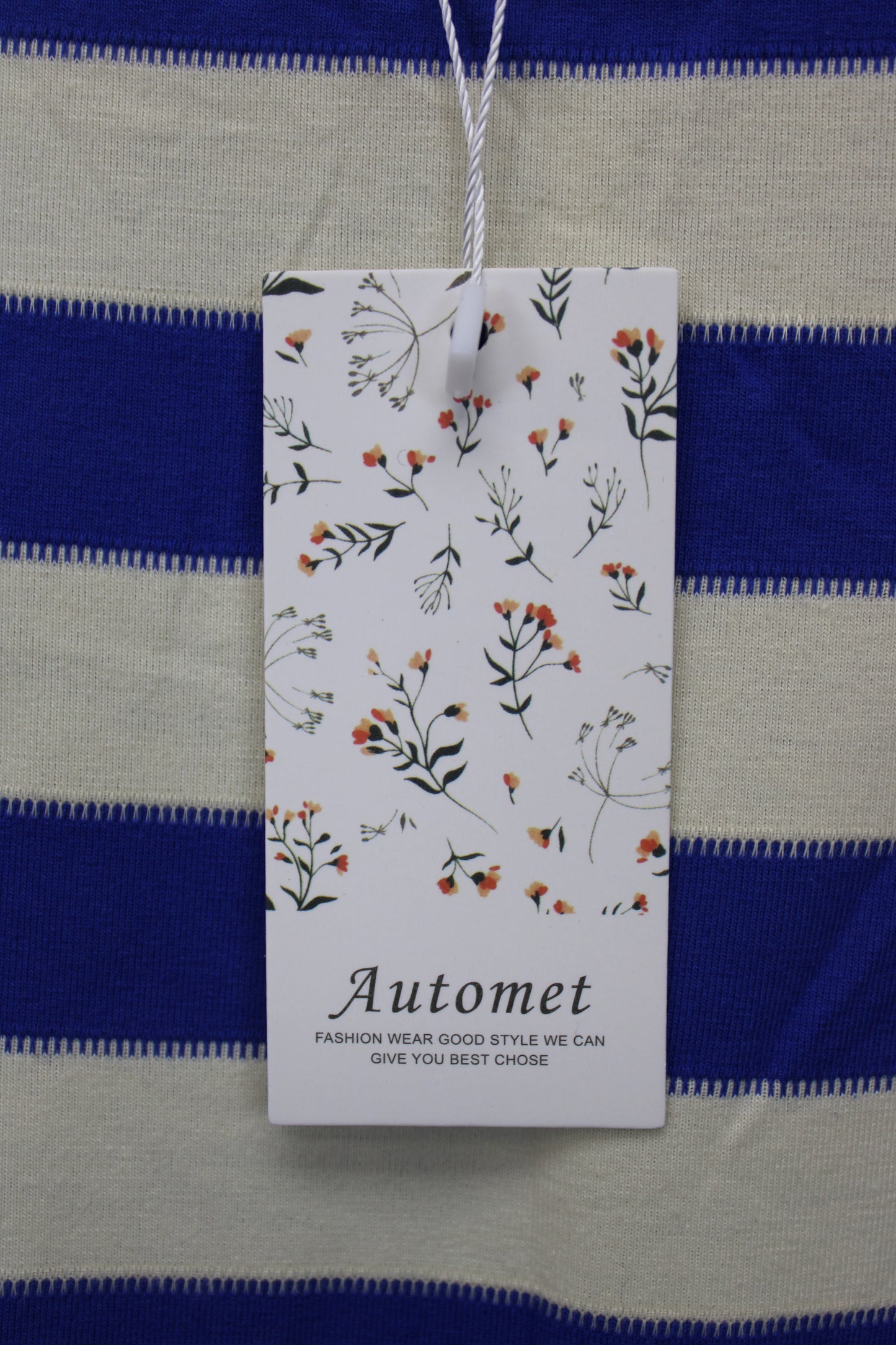 Automet Striped Long Sleeve Shirt, Women’s XL