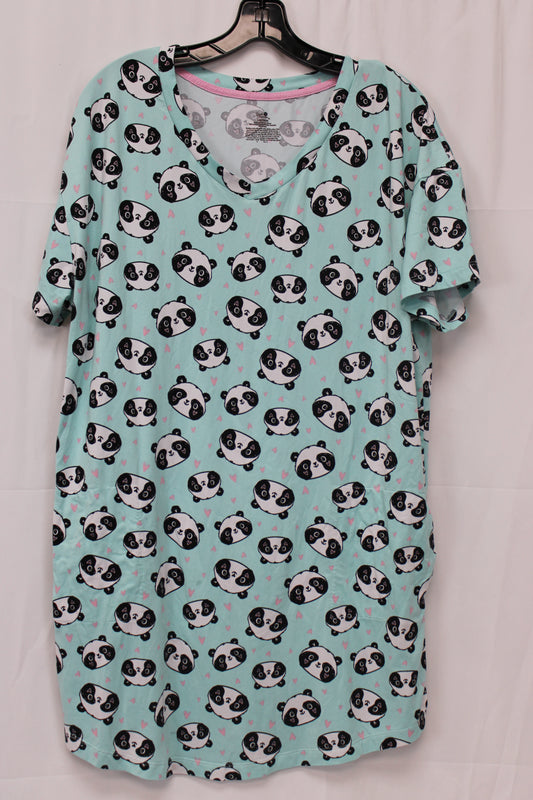 Secret Treasures Panda Night Gown, Blue, Women’s S