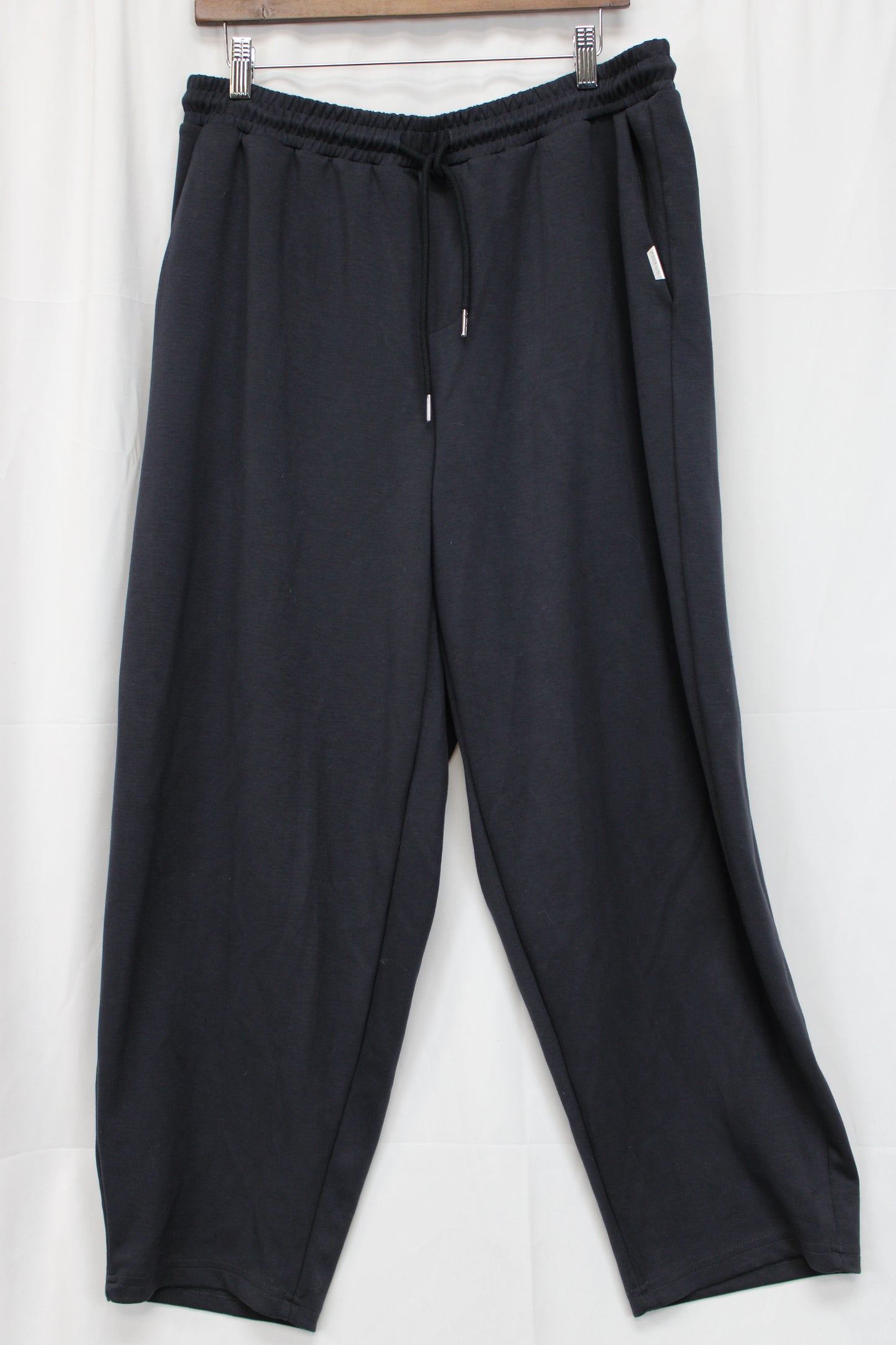 Aknotic Drawstring Sweatpants, Black, Men’s XL