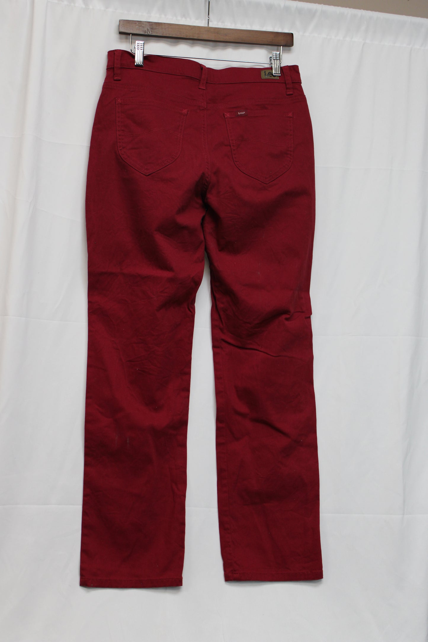 Lee Straight Leg Jeans, Red, Women’s 10