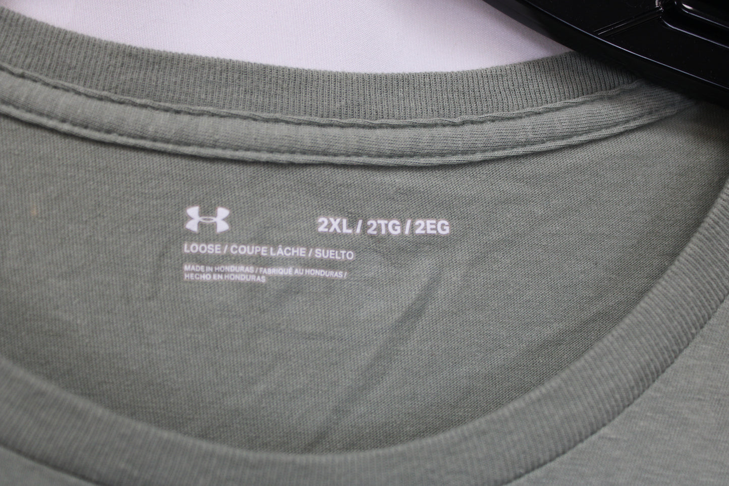 Under Armour Short Sleeve Shirt, Green, Men’s XXL